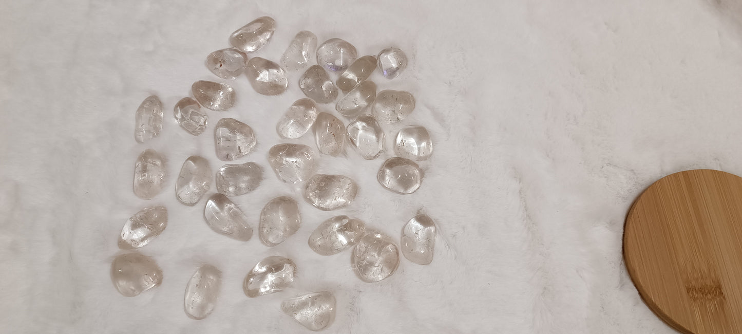 Rodado Cuarzo Cristal